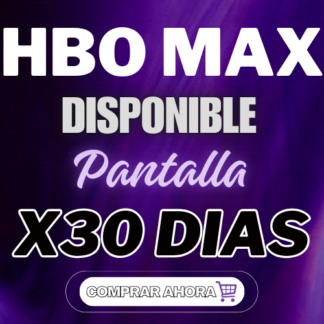 HBO MAX PLATINO PANTALLA  x30 DIAS