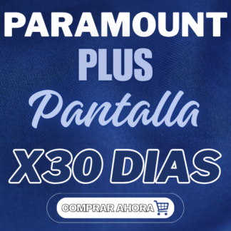 PARAMOUNT PLUS PANTALLA x30 DIAS